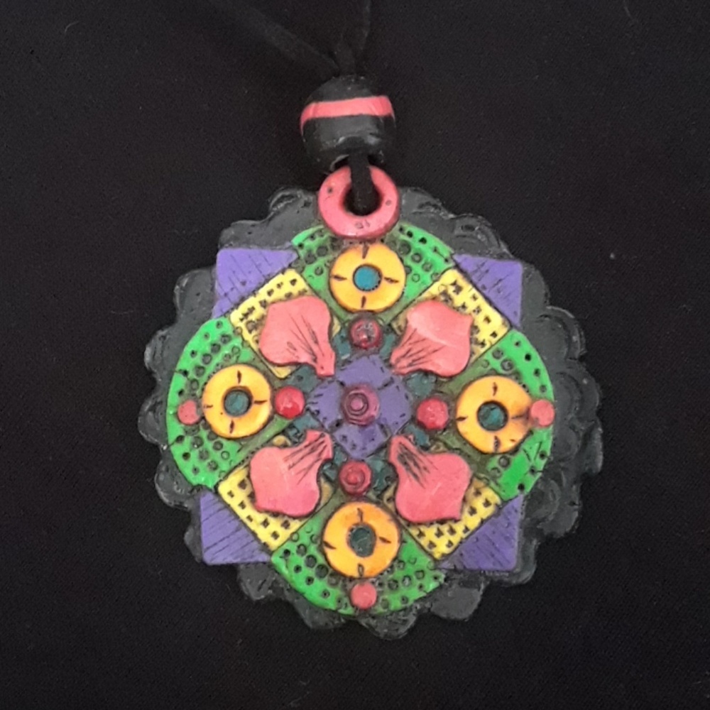 Handmade necklace, Mandala necklace